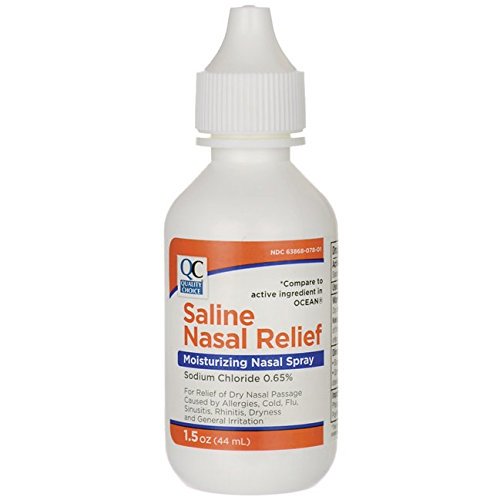 Quality Choice Saline Nasal Relief Moisturizing Spray 1.5 Oz Walmart