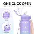 thumbnail image 5 of Botellas De Agua Hyeta De 32 Oz Con Pajita: Manténgase Motivado E Hidratado Con Horarios Convenientes Para Beber Marcas Duraderas A Prueba De Fugas, 5 of 5