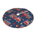 thumbnail image 2 of Kll Fire Truck 1 Christmas Tree Skirt 48",Party Decorations Farmhouse For Christmas Decorations Holiday Party, 2 of 8