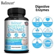 thumbnail image 2 of Balincer Digestive Enzymes with Prebiotics & Probiotics, 700mg, 120 Veggie Capsules, Gut Health Support, 2 of 6