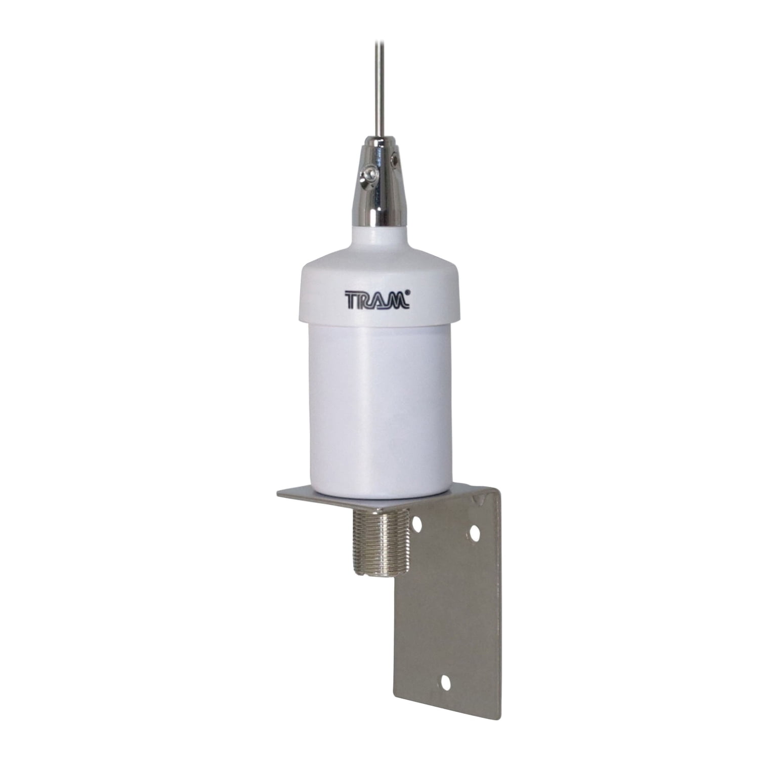 Tram Pretuned VHF 6-dB-Gain Marine L-Bracket-Mount 35-In. Fiberglass Antenna with RG58 Cable and PL-259 Connectors