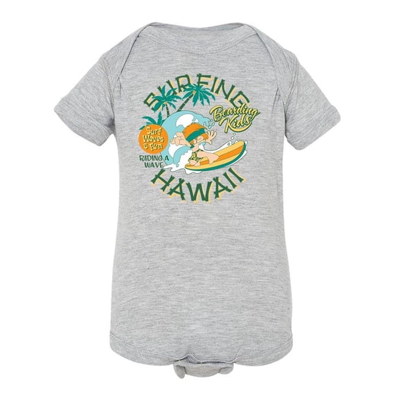 Boarding Kids Surfing Bodysuit Infant -Image by Shutterstock,  6 Months