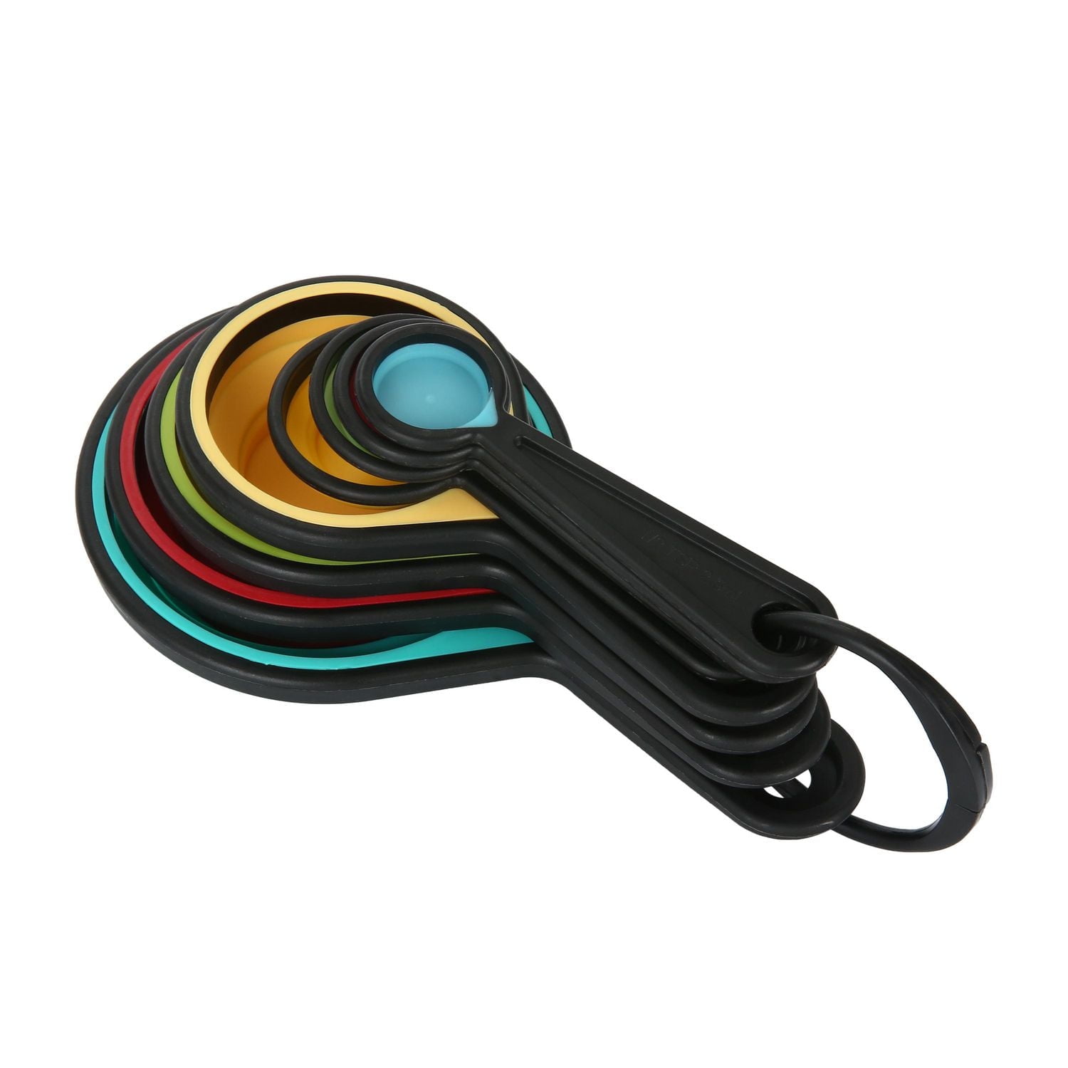 Ensemble de 8 tasses à mesurer et cuillères à mesurer pliables en silicone de Mainstays Ensemble de mesure 8 pièces Mainstays