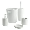 thumbnail image 2 of Mainstays Basic Plastic Toilet Bowl Brush Holder Arctic White, 2 of 5