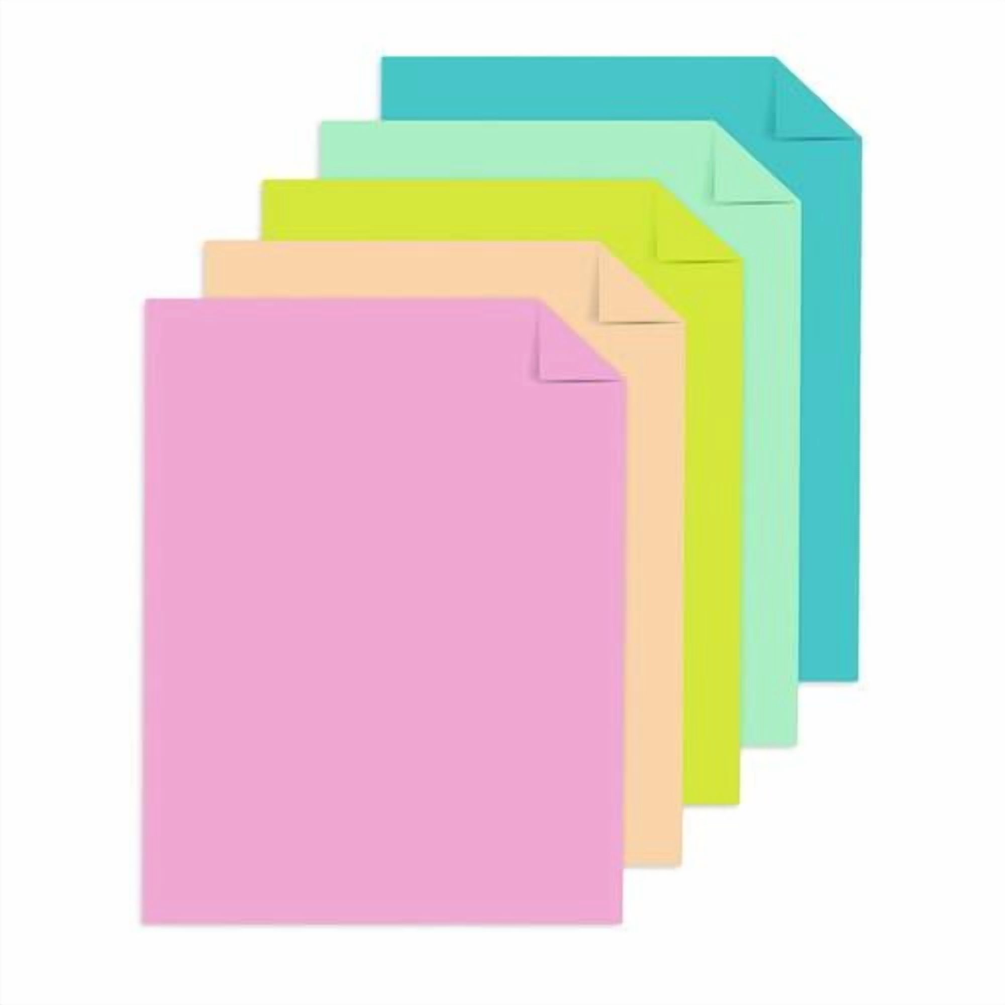Color Paper - "Sprinkles" Assortment, 24 lb Bond Weight, 8.5 x 11, 25 Assorted, 300/Pack | Bundle of 10