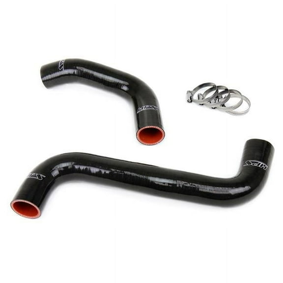 HPS Performance  Reinforced Silicone Radiator Coolant Hose Kit for 2008-2017 Subaru WRX & STI, Black