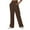 Coffee, variant on GTEYOIJN Women's Totally Shaping Pull-On Bootcut Jeans High-Rise Stretch Denim Ladies' High Waisted Loose Sports and Casual Pants