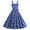 Blue, variant on LYEAA Womens Dresses for Wedding Guest Plus Size Sleeveless Formal Elegant Loose Knee Length A Line Dresses Polka Dots Bow 1950s Vintage Prom Birthday Flowy Summer Ball Gown Party Dresses Green L