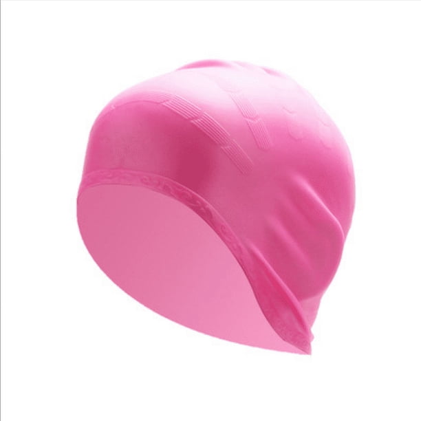 Gorros de natación, gorros de natación para hombre y mujer, gorros de ducha que mantienen los peinados iguales para pelo largo, gorros de natación de silicona para rastas o pelo corto unisex Zhivalor HMJM112-4