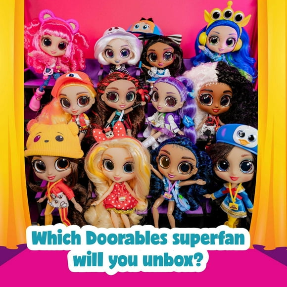Poupées ADOORBS Disney Doorables avec accessoires, 11 figurines, poupées surprises à collectionner de 14 cm de haut, jouets pour enfants de 5 ans et plus Poupées ADOORBS Disney Doorables