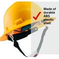thumbnail image 6 of BRITEGUARD Yellow Industrial Safety Helmet, ANSI Approved  6-Point Ratchet Suspension  Approved OSHA Hard Hats for Construction and Industrial Applications, 6 of 7