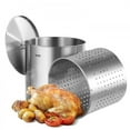thumbnail image 1 of 100QT Stainless Steel Stockpot Cooking Kitchen Sauce Pot with Basket Lid, 1 of 7