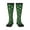 3 Black, variant on green Christmas Element Print Contrast Color Stockings, Elastic Sports Socks Warm Socks Clothing Accessories, Adult Unisex
