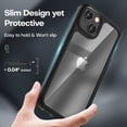 thumbnail image 6 of 5 in 1 for iPhone 14 Plus Case [Not Yellowing], with 2 Tempered Glass Screen Protectors+2 Camera Lens Protectors [Military Grade Protection] Shockproof Slim iPhone 14 Plus Case 6.7 Inch,Clear, 6 of 9