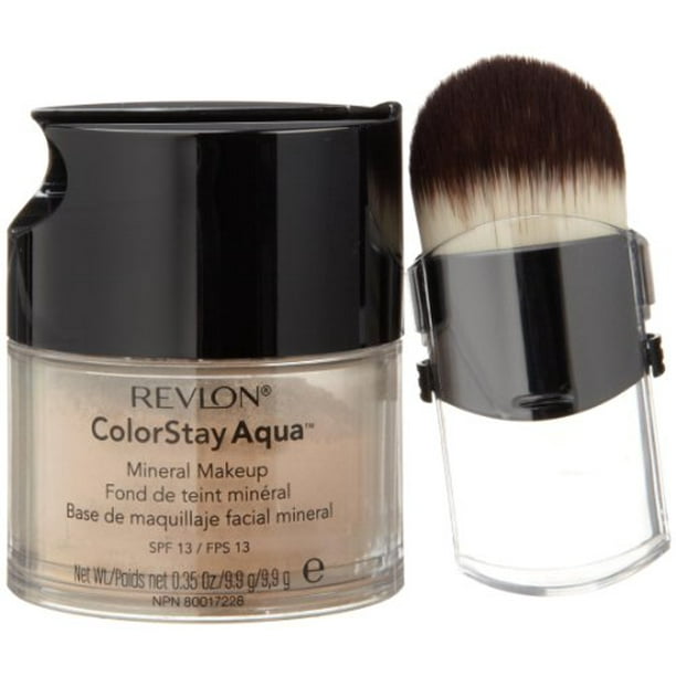  Maquillaje mineral Revlon ColorStay Aqua, profundidad media, .  Onza