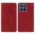 thumbnail image 1 of For Motorola Edge 60 Fusion 5G Case Strong Magnetic PU Leather Phone Cover Calf Texture - Green, 1 of 5