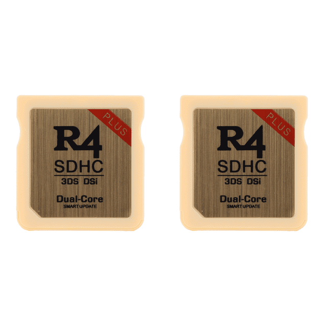 Para Tarjeta Memoria R4 SDHC Dorada 3DS Juego (dorada) Blanca