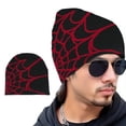 thumbnail image 6 of vlrwzc Spider Web Beanie Hat Wool Knitted Hat Y2K Street Beanie for Men Women Winter Warm Beanie Fashion Hip Hop Skull Cap, 6 of 7