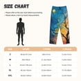 thumbnail image 4 of Lsque Abstract Night Sky Tree Print Women's Pajama Pants, Lounge Pant - Comfortable Home Wear,Elastic Waistband, Stylish Design-X-Large, 4 of 9