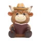 thumbnail image 2 of Resin Upland Cow Desktop Ornament Cute Upland Cow Figurine Home Decor For Shelf Desk Or Mantelpiece Ideal Gift For Pet Lovers, 2 of 6