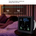 thumbnail image 2 of Reloj de pared para baño, resistente al agua, con temporizador, electrónico, digital, para cocina, baño, color blanco, 2 of 5