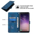 thumbnail image 4 of Compatible with Samsung Galaxy S8 Classic Embossed PU Leather Case with Card Holder Shockproof Cover, 4 of 5