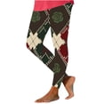 thumbnail image 4 of TaTaai Women's Valentine Print Casual Yoga Leggings, Valentine's Day Gift, Daily Home Activewear Leggings Gift, 4 of 6