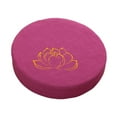 thumbnail image 4 of QualitChoice Coussin Rond de Méditation 40 cm Dia avec Housse Siège Amovible pour Intérieur Gris 10 cm Rouge Rose 10 cm, 4 of 6