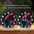 thumbnail image 2 of Colorful Dragon Wall Clock Digital Art Decor 10-Inch Silent Wooden Wall Clock, Battery Operated (AA Batteries Not Included), Artistic Home Decor, 2 of 7