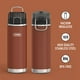 thumbnail image 3 of Botella de Agua de Acero Inoxidable de la Serie ICON de THERMOS con Pajita, 3 of 3