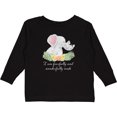 thumbnail image 3 of Inktastic I Am Fearfully and Wonderfully Made Elephants and Flowers Boys or Girls Long Sleeve Toddler T-Shirt, 3 of 5