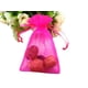 thumbnail image 5 of Bolsas de regalo SumDirect, 100 unidades, organza transparente, 10 x 15 cm, color rosa intenso, 5 of 7
