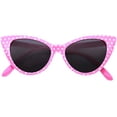 thumbnail image 4 of OWL Cat Eye Ladies Sunglasses Winged Frame Retro Vintage Glasses for Women, 4 of 4