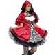 thumbnail image 3 of Halloween Ladies Women Little Red Riding Hood Costume Carnival Party Fancy Dress Fairy Tales Cosplay S-XXXL Plus Size, 3 of 4