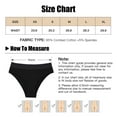 thumbnail image 5 of Aooho Women Low Rise Cotton Underwear 10 Pack Hipster Panties Soft High-Cut Stretch Briefs Breathable Ladies Bikini, 5 of 9