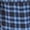Blue Plaid, variant on Men's Hanes Ultimate® Plaid Flannel Pajama Set Color: Black Plaid Size: M