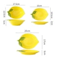 thumbnail image 2 of tamizeot Ceramic With Design, for Leaf-Decorated Kitchen Safe, Color-Fast And Kitchen Dish Lemon Bowl, 2 of 2