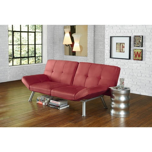 Mainstays Contempo Tufted Futon Couch , Multiple Colors