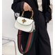 thumbnail image 2 of LHSHID Women Trendy Saddle Bag Special Retro Handle Bags Color Strap Shoulder Bag, 2 of 6