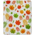 thumbnail image 2 of SKYSONIC Velvet Plush Throw Thermal Blanket - 4x5FT - Color Autumn Leaves Printed for Couch Bed Sofa Car, 2 of 5