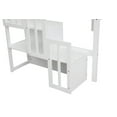thumbnail image 6 of Loft Bed with Staircase,Storage,Twin size,Full-length Safety Guardrails,No Box Spring Needed,White, 6 of 6