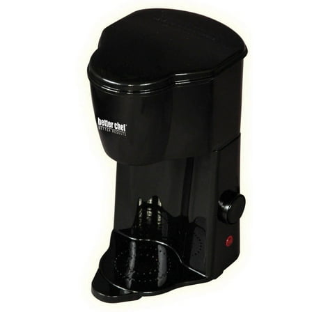 Better Chef Compact Personal 1-Cup Ground Or Pod Coffee Maker, Black | IM102B