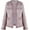Pink, variant on Women's Fall Business Casual Tweed Blazer Jacket Collarless Open Front Dressy Tweed Jacket