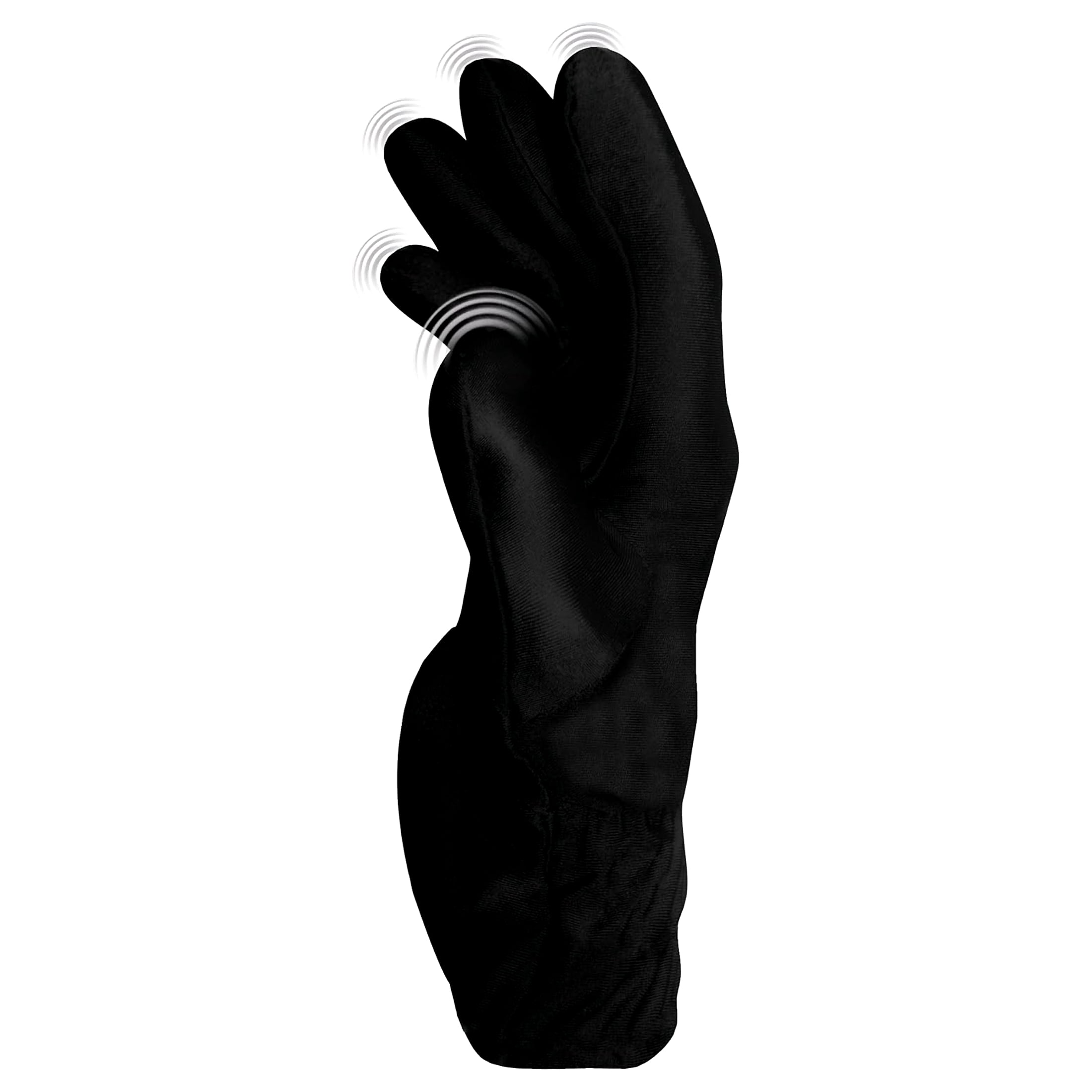 Fukuoku Black Right Hand Five Finger Vibrating Massage Glove - (fits Medium To Large Hand)