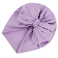 thumbnail image 3 of Txlixc Gorra de capucha para bebés, bufanda de arco retro para niños pequeños, gorra elástica para niñas y niños recién nacidos Txlixc moda, 3 of 7