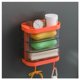 thumbnail image 1 of Plastic Bathroom Soap Dish Durable No Punching Holder For Kitchen Bathroom WallOrange, 1 of 1