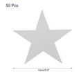 thumbnail image 2 of Uxcell 50Pcs Star Cutouts Paper Five Star Confetti Cutouts for Birthday Party Classroom 5.9 inches(Gold Silver Black), 2 of 5