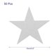 thumbnail image 2 of Recortes de papel Unique Bargains Cinco estrellas Confeti decoraciones 5.9 pulgadas Paquete de 50, 2 of 5