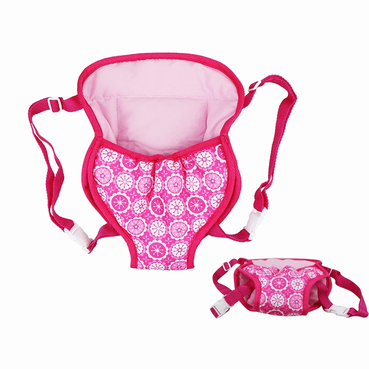 LNGOOR American 18 Inch Girl Doll,Fun Baby Doll Carrier Backpack Doll