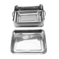 thumbnail image 2 of Fish Baking Pan Stainless Steel Rectangular Even Heating Fish Charcoal Alcohol Stove, 2 of 8